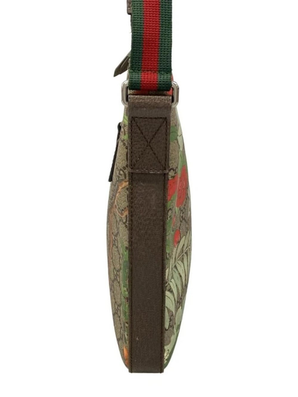 GUCCI Gucci Tian 406408 Dark Brown Beige Multi PVC Leather Shoulder Bag - Picture 2 of 15